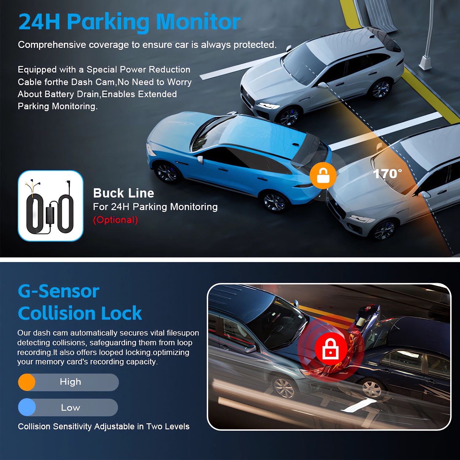 M6 4K UHD Dash Cam 5G WiFi