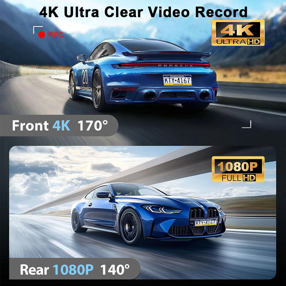 k04 4K UHD Dash Cam 5G WiFi
