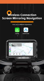 T10  3.4 inch Navigation Motorcycle Waterproof Carplay Display