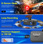 V31 4K UHD Dash Cam G-Sensor Wi-fi