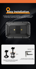 T10  3.4 inch Navigation Motorcycle Waterproof Carplay Display