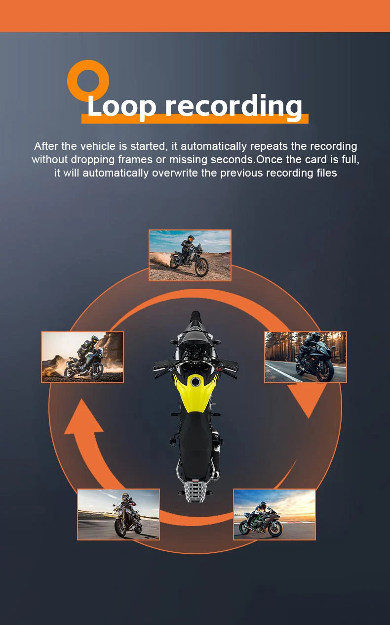 T10  3.4 inch Navigation Motorcycle Waterproof Carplay Display