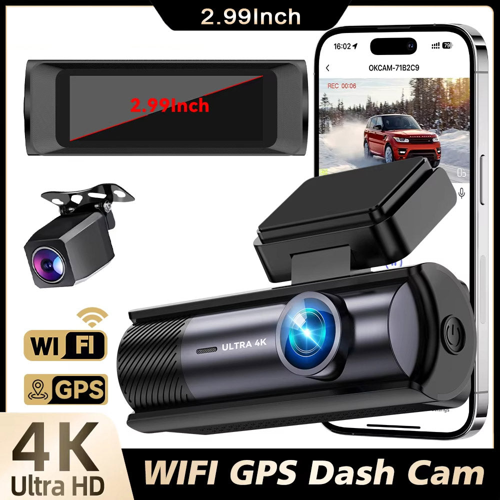 K06 4K UHD Dash Cam 5G WiFi