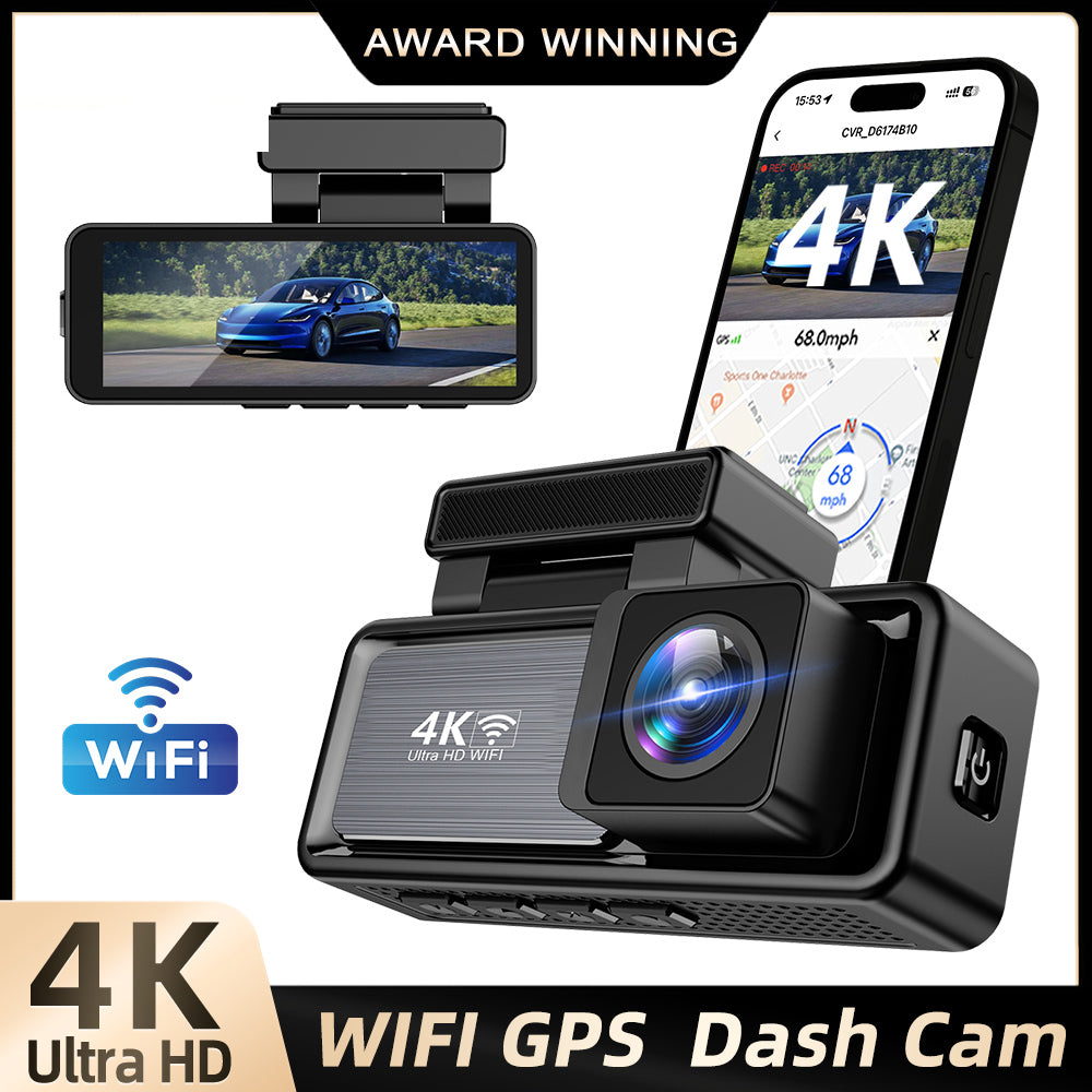 M6 4K UHD Dash Cam 5G WiFi