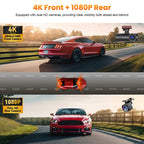 V37 4K Dual Dash Cam