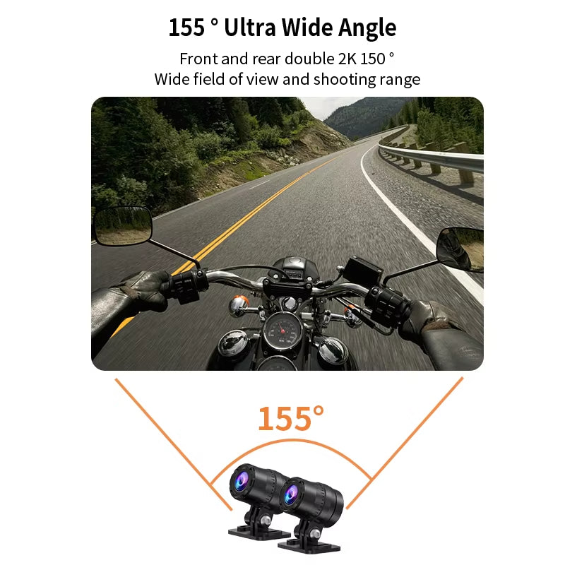 V7 Pro UHD 2K Motorcycle Camera