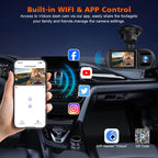 V25  3 Channel Car DVR 4K 3-Lens