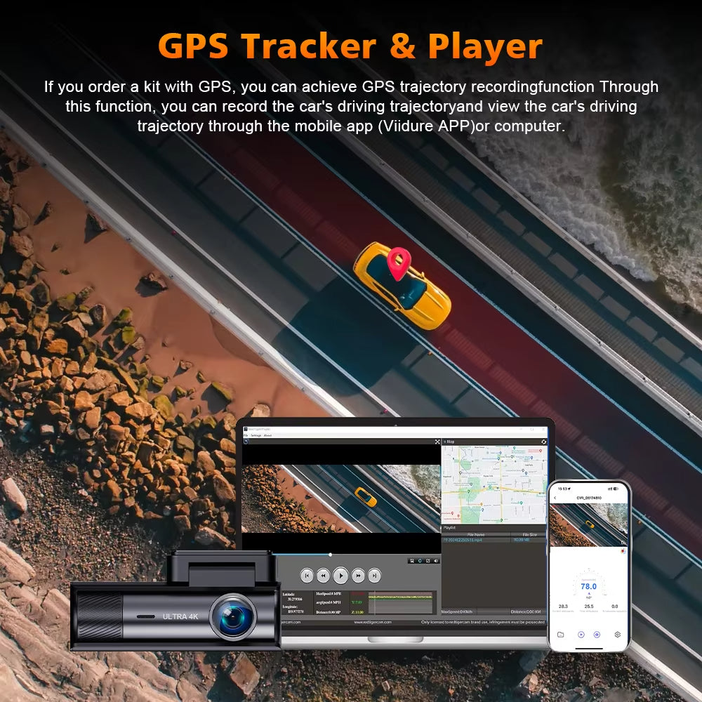 K06 4K  Dash Cam  2.99-inch