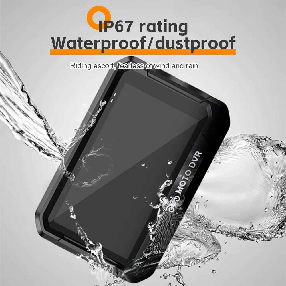 T10  3.4 inch Navigation Motorcycle Waterproof Carplay Display