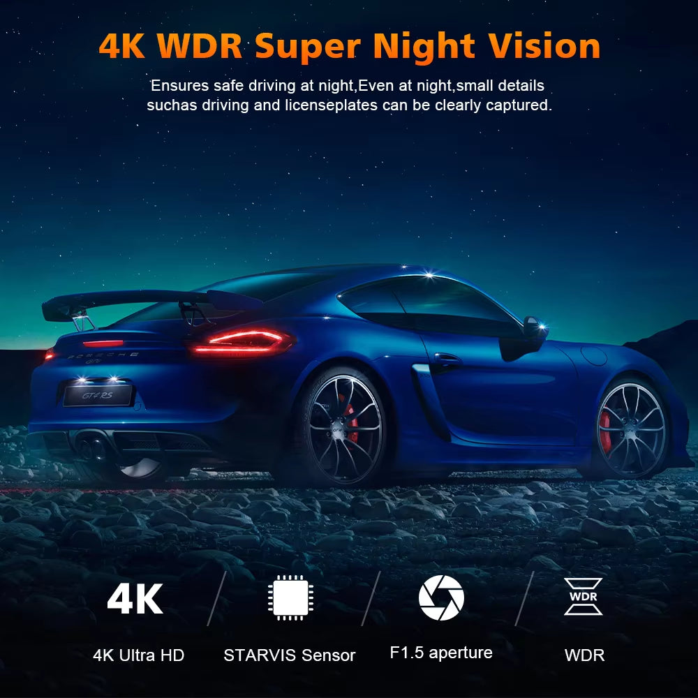 K06 4K  Dash Cam  2.99-inch